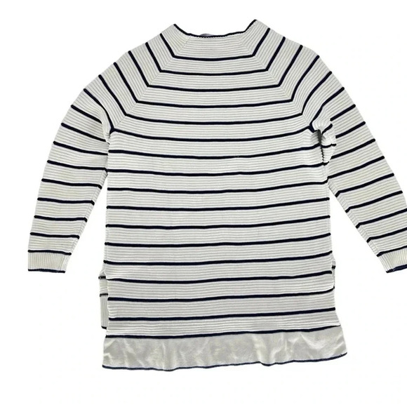 French Connection Ribbed cotton nautical sailor sweater - Picture 4 of 8